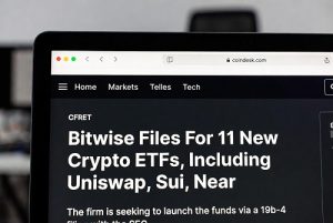 درخواست بیت‌وایز برای ۱۱ ETF جدید کریپتو، از جمله یونی‌سواپ، سویی و نیر